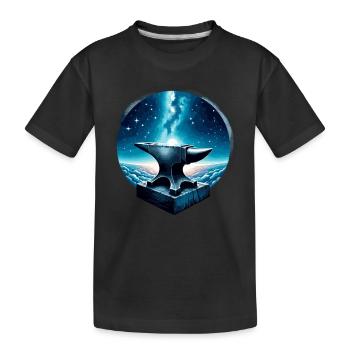 Blacksmith Metalworker Bladesmith Metal - Kids' Premium Organic T-Shirt - black - Front