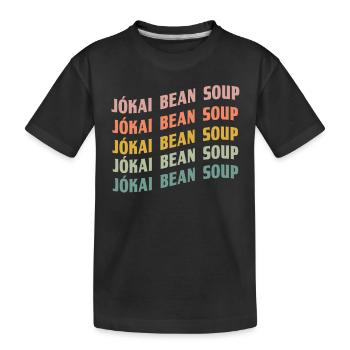 Soupe aux haricots Jokai - T-shirt bio Premium Enfant - noir - Devant