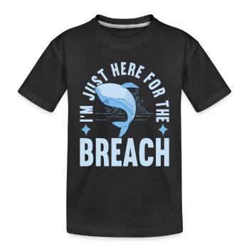 Baleines Baleine - T-shirt bio Premium Enfant - noir - Devant