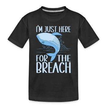 Baleines Baleine - T-shirt bio Premium Enfant - noir - Devant