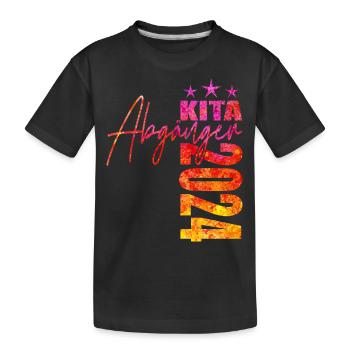 Kita Abgänger 2024 - Kinder Premium Bio T-Shirt - Schwarz - Vorne