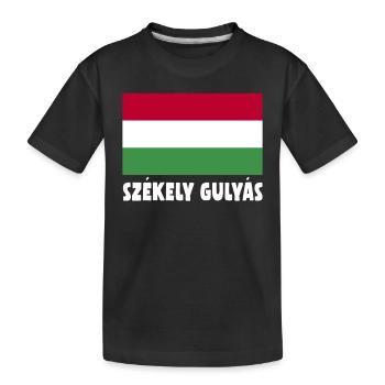 authentiqueCuisine hongroise Szekely Gulyas - T-shirt bio Premium Enfant - noir - Devant