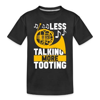 Cor Cuivres - T-shirt bio Premium Enfant - noir - Devant