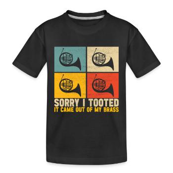 Cor Cuivres - T-shirt bio Premium Enfant - noir - Devant