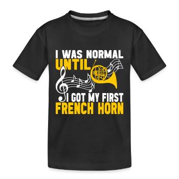 Cor Cuivres - T-shirt bio Premium Enfant - noir - Devant