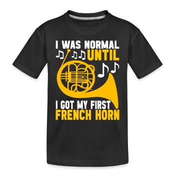 Cor Cuivres - T-shirt bio Premium Enfant - noir - Devant
