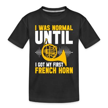 Cor Cuivres - T-shirt bio Premium Enfant - noir - Devant
