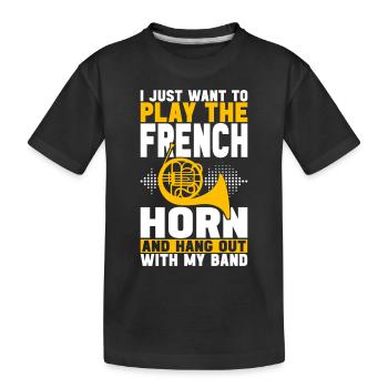 Cor Cuivres - T-shirt bio Premium Enfant - noir - Devant