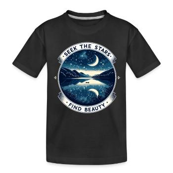 Astrophotographie Astronomie Caméra spatiale - T-shirt bio Premium Enfant - noir - Devant
