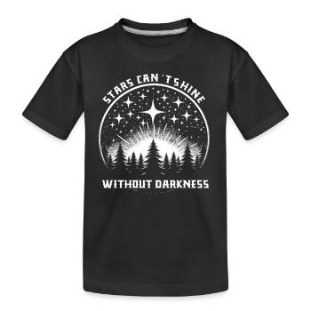 Astrophotography Astronomy Space Camera - Kids' Premium Organic T-Shirt - black - Front