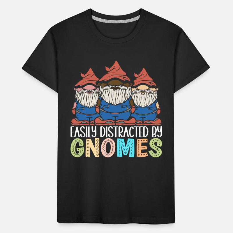 Gartenzwerge Gartenarbeit Kinder Premium Bio T-Shirt