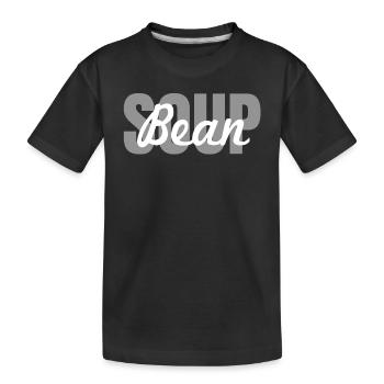 Soupe aux haricots - T-shirt bio Premium Enfant - noir - Devant