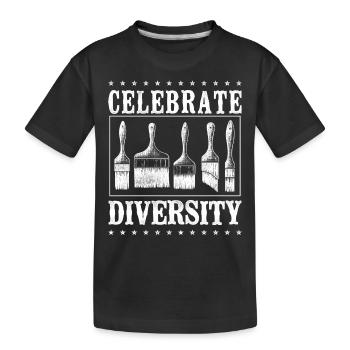 House Painter Decorator Paint - Kinder Premium Bio T-Shirt - Schwarz - Vorne