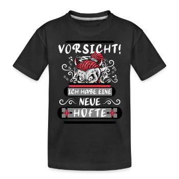 Nouvelle chirurgie de la hanche - T-shirt bio Premium Enfant - noir - Devant
