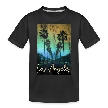 Los Angeles, Californie, Los Angeles - T-shirt bio Premium Enfant - noir - Devant