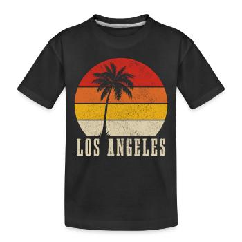 Los Angeles, Californie, Los Angeles - T-shirt bio Premium Enfant - noir - Devant