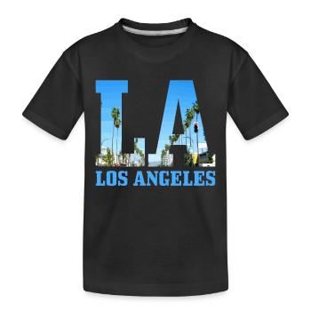 Los Angeles, Californie, Los Angeles - T-shirt bio Premium Enfant - noir - Devant