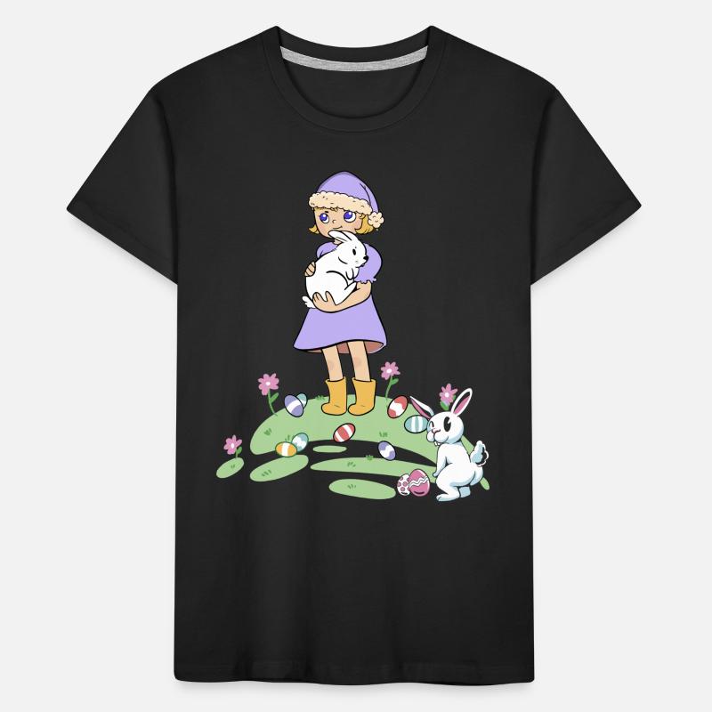 Easter Easter Bunny Kids Rabbit Easter Eggs Eggs Kids' Premium Organic T-Shirt
