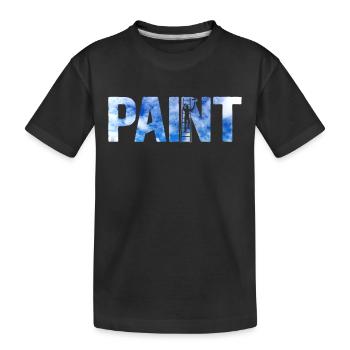 House Painter Decorator Paint - Kinder Premium Bio T-Shirt - Schwarz - Vorne