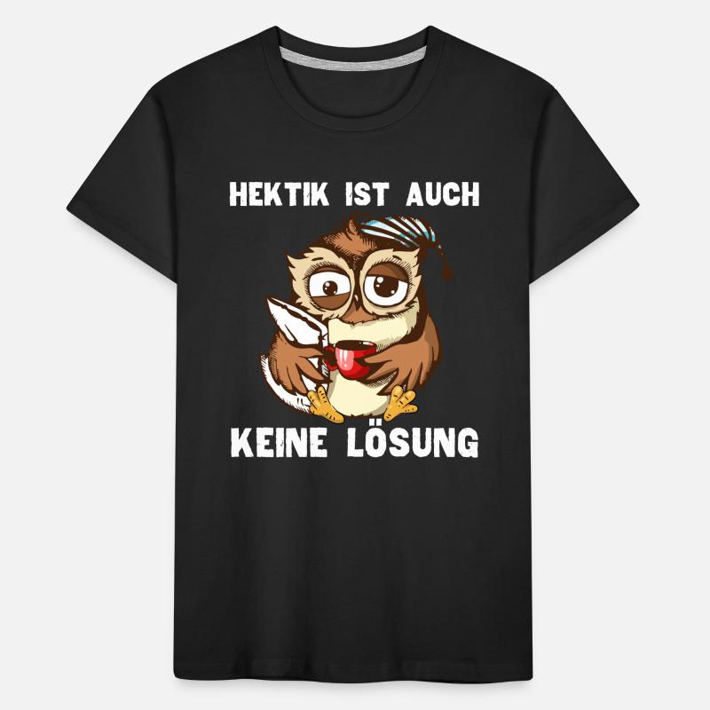 Hustle and bustle is also not a solution bird coffee Kids' Premium Organic T-Shirt