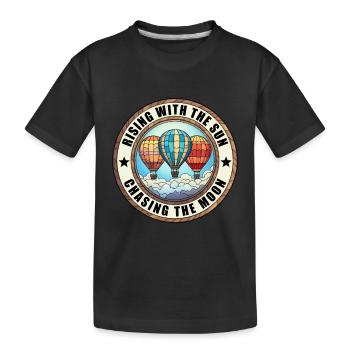 Ballon - T-shirt bio Premium Enfant - noir - Devant