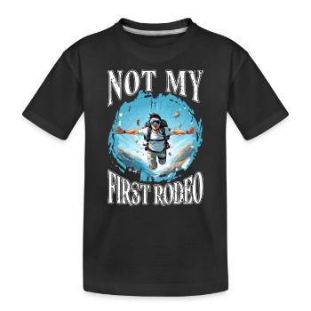 SKYDIVER Fallschirmspringen SKYDIVING - Kids' Premium Organic T-Shirt - black - Front