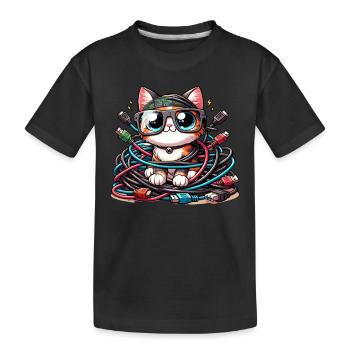 Analyste en piratage éthique Cybersécurité éthique - T-shirt bio Premium Enfant - noir - Devant