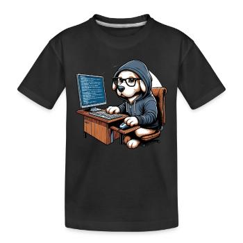 Analyste en piratage éthique Cybersécurité éthique - T-shirt bio Premium Enfant - noir - Devant