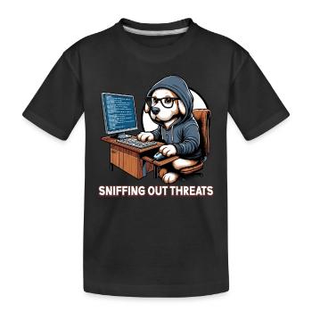 Analyste en piratage éthique Cybersécurité éthique - T-shirt bio Premium Enfant - noir - Devant