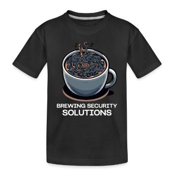 Analyste en piratage éthique Cybersécurité éthique - T-shirt bio Premium Enfant - noir - Devant