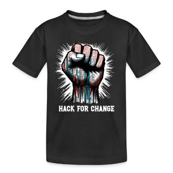 Analyste en piratage éthique Cybersécurité éthique - T-shirt bio Premium Enfant - noir - Devant