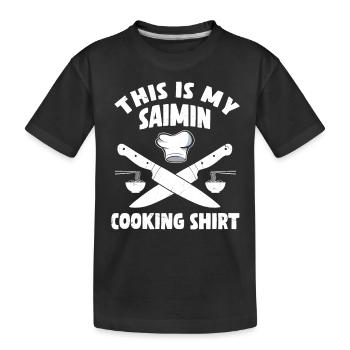 Genießen Sie Traditionelle Hawaiianische - Kinder Premium Bio T-Shirt - Schwarz - Vorne