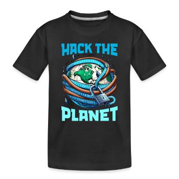 Analyste en piratage éthique Cybersécurité éthique - T-shirt bio Premium Enfant - noir - Devant