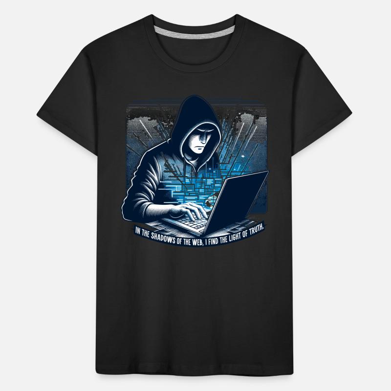 Ethical Hacking Analyst Ethical Cyber Security Kids' Premium Organic T-Shirt