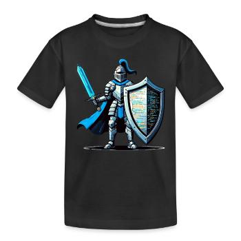 Ethical Hacking Analyst Ethical Cyber Security - Kids' Premium Organic T-Shirt - black - Front