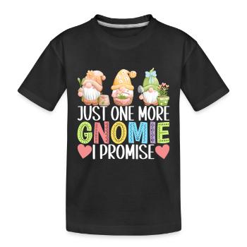Garden Gnomes Gardening - Kids' Premium Organic T-Shirt - black - Front