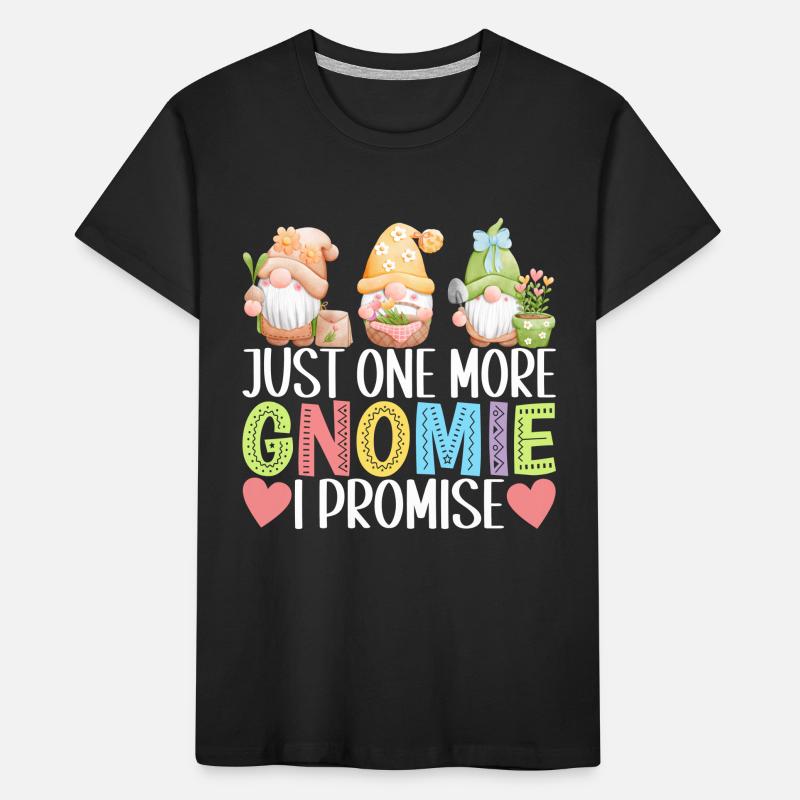 Gartenzwerge Gartenarbeit Kinder Premium Bio T-Shirt