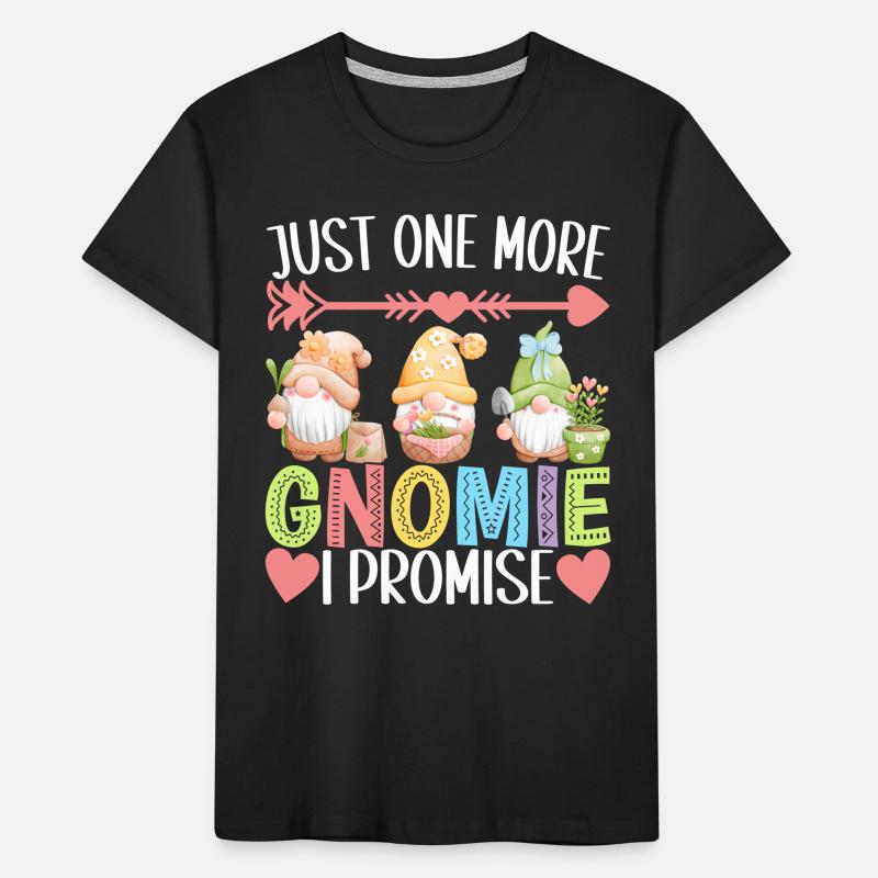 Gartenzwerge Gartenarbeit Kinder Premium Bio T-Shirt