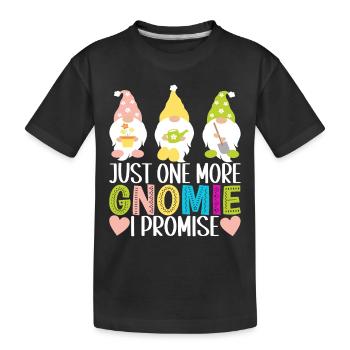 Gartenzwerge Gartenarbeit - Kinder Premium Bio T-Shirt - Schwarz - Vorne