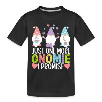 Garden Gnomes Gardening - Kids' Premium Organic T-Shirt - black - Front