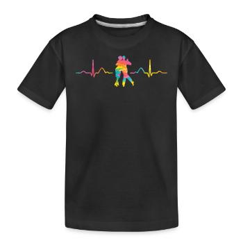 Tango Argentino Heartbeat Tango Vals - T-shirt bio Premium Enfant - noir - Devant