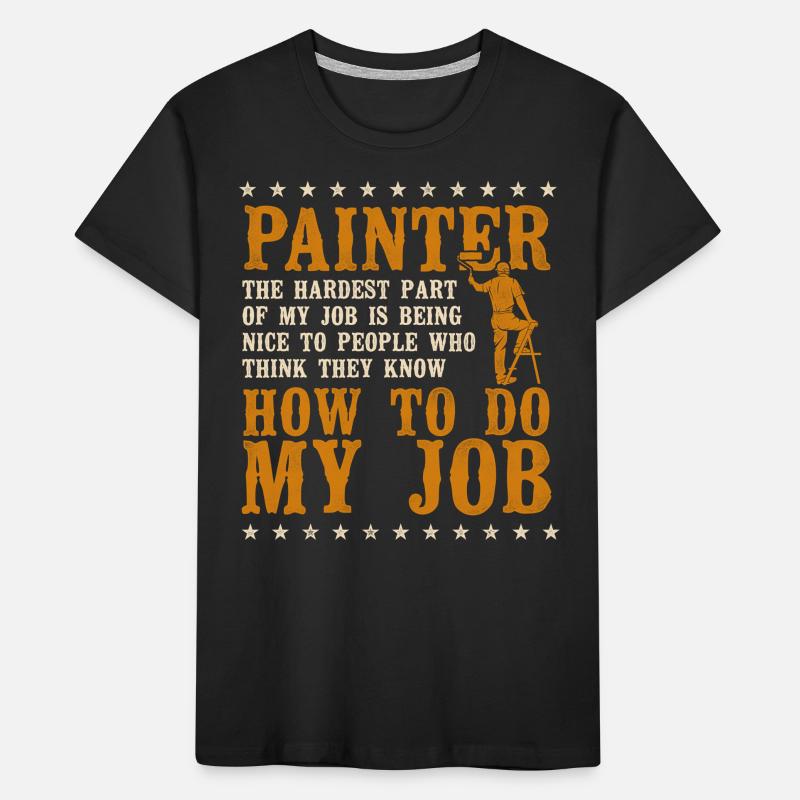 House Painter Decorator Painter Kinder Premium Bio T-Shirt
