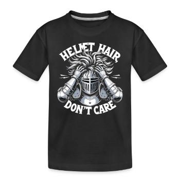 Chevalier Chevalier Armure Renaissance Médiévale - T-shirt bio Premium Enfant - noir - Devant