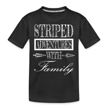 Funny Quote Blended Families Cool Quality Time - Kids' Premium Organic T-Shirt - black - Front