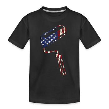 House Painter Decorator Paint - Kinder Premium Bio T-Shirt - Schwarz - Vorne