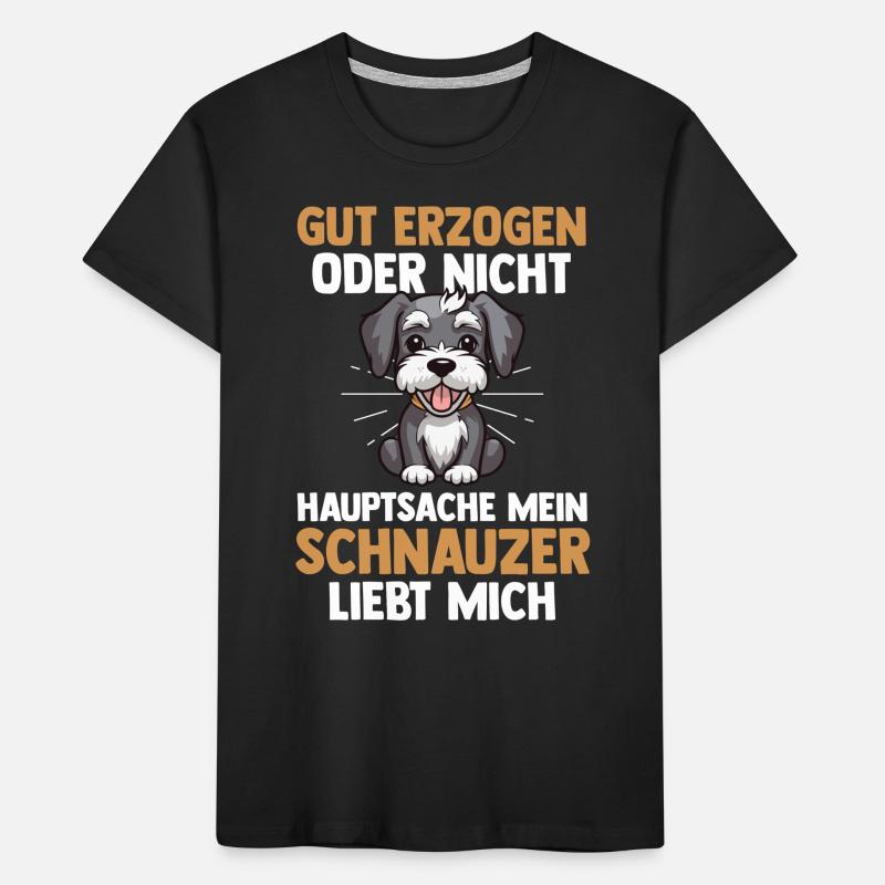 Schnauzer géant Schnauzer chien T-shirt bio Premium Enfant