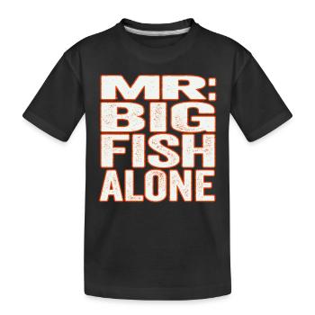 MR BIG FISH ALONE - T-shirt bio Premium Enfant - noir - Devant