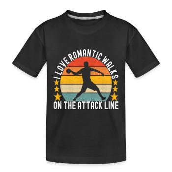Ballon chasseur Ballon chasseur - T-shirt bio Premium Enfant - noir - Devant