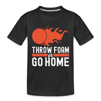 Ballon chasseur Ballon chasseur - T-shirt bio Premium Enfant - noir - Devant
