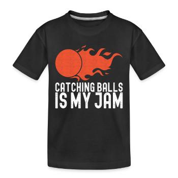 Ballon chasseur Ballon chasseur - T-shirt bio Premium Enfant - noir - Devant
